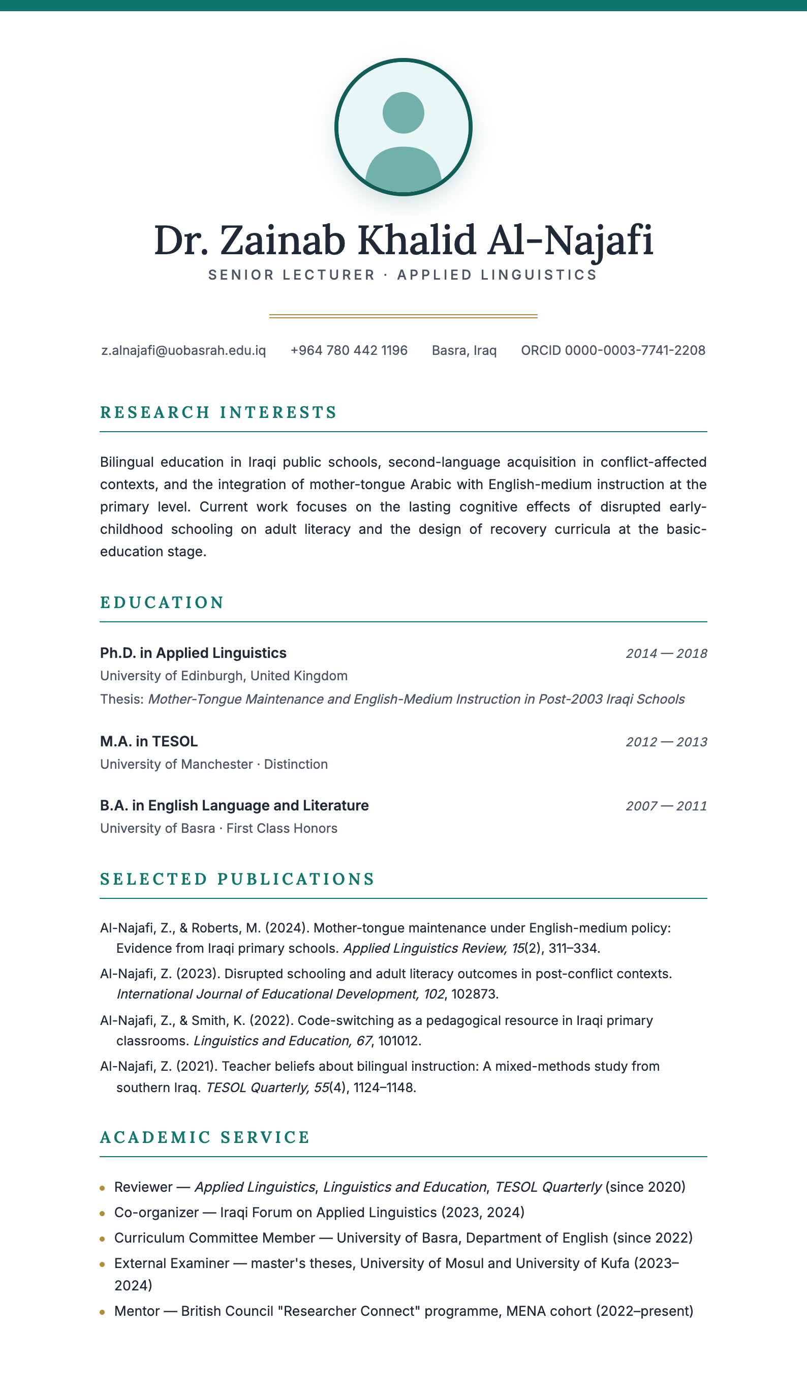 Academic Classic CV with Photo